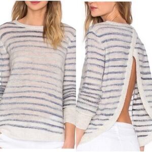 PAM & GELA Cross Back Pullover Sweater